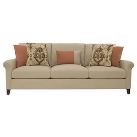 Sofa with Pleated Arms